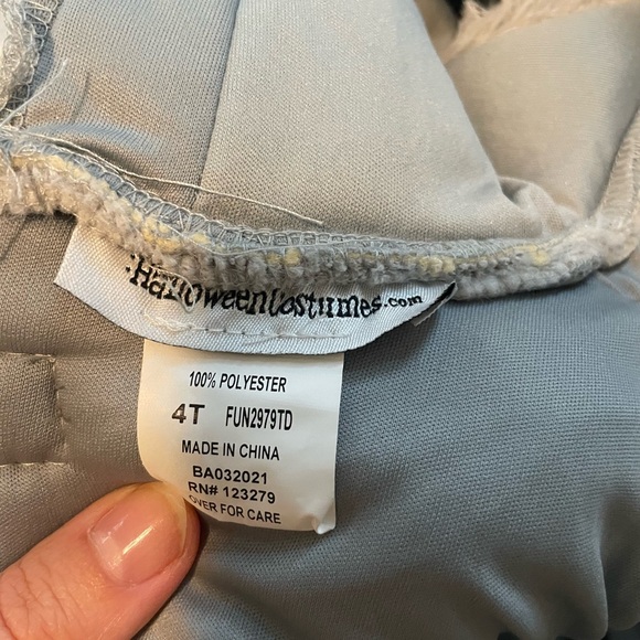 Adorable Gray Kids Mouse Halloween Costume Size 4T - Picture 7 of 8